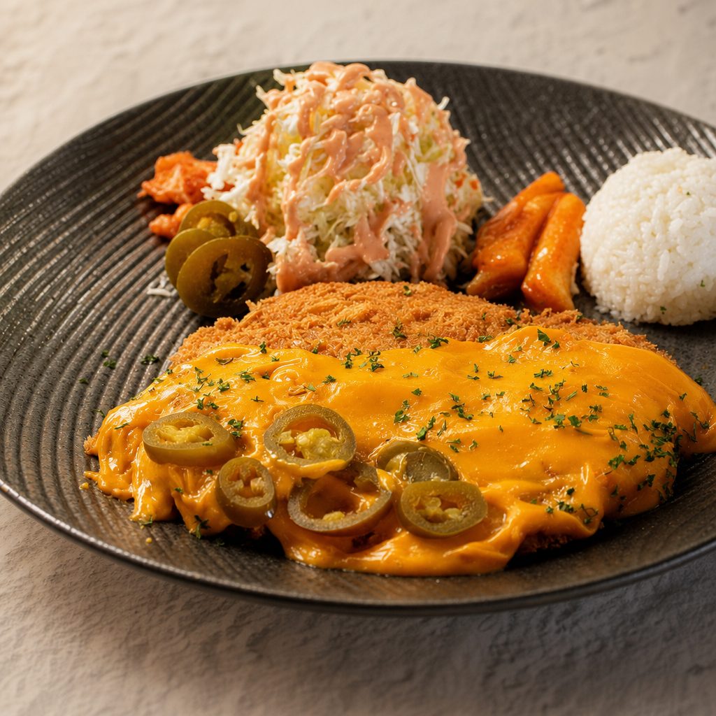 CHEDDAR CHEESE (PORK) KATSU.