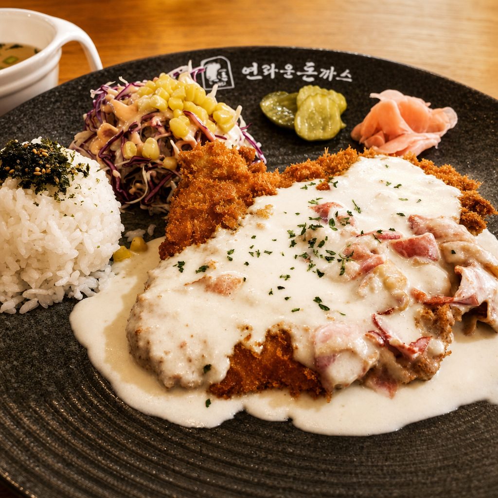 CARBONARA (PORK) KATSU.