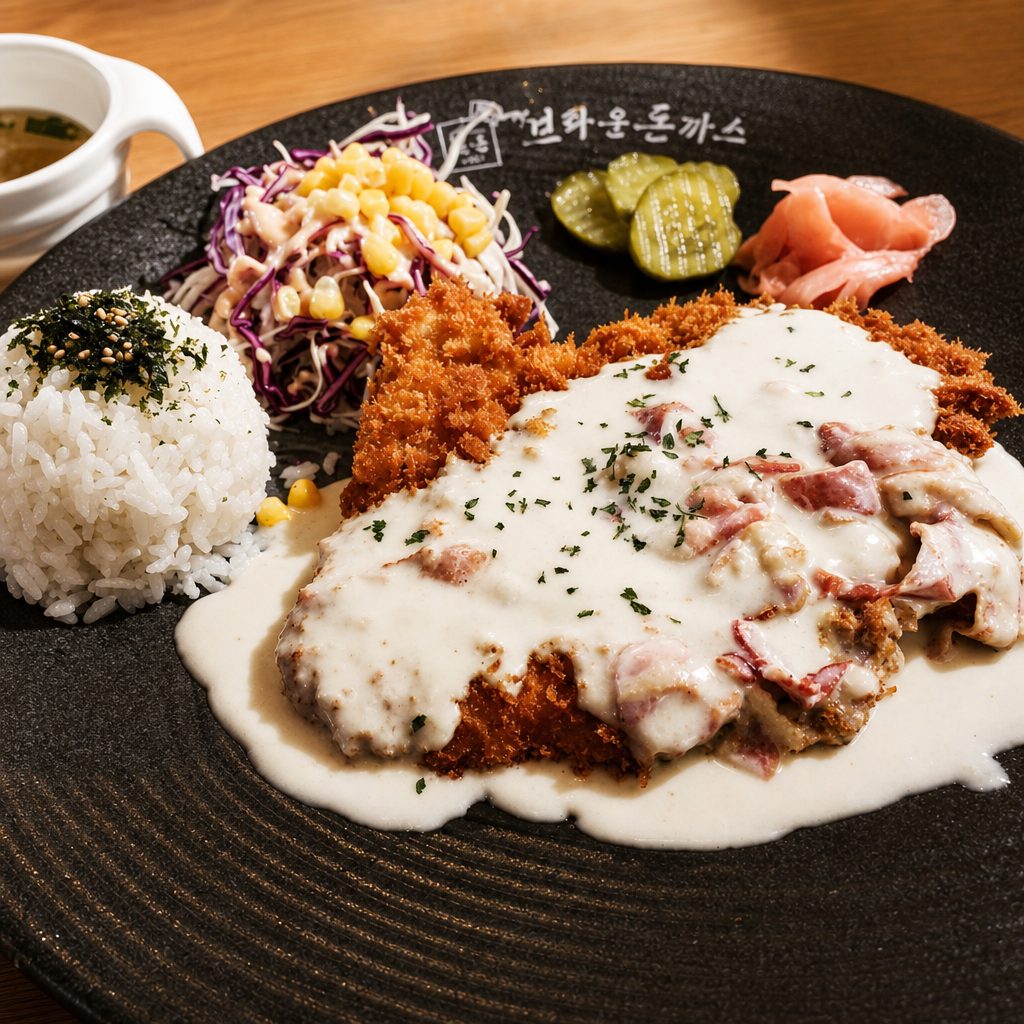 CARBONARA SPICY (PORK) KATSU.