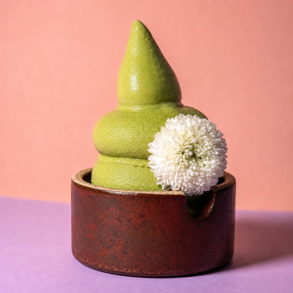 MATCHA ICE CREAM.