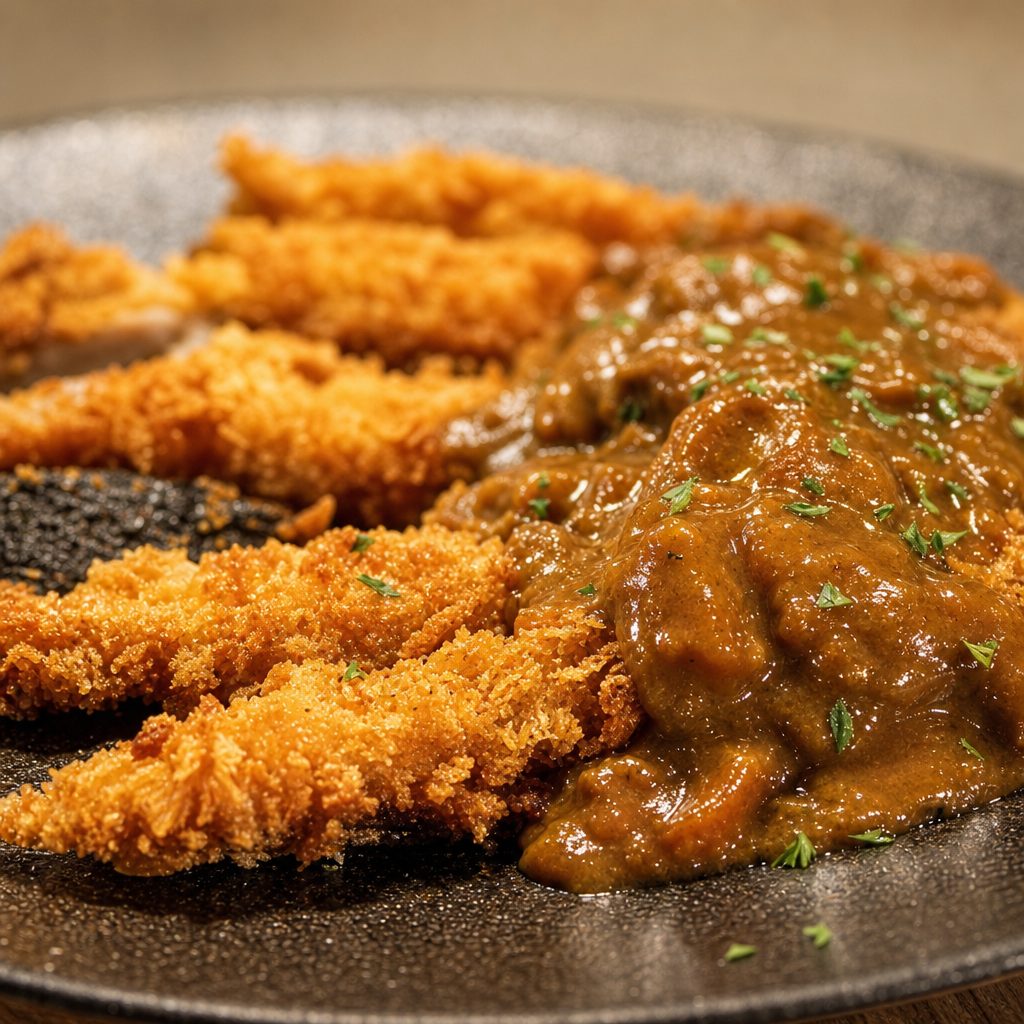 CURRY(TEMPURA SHRIMP) KATSU.