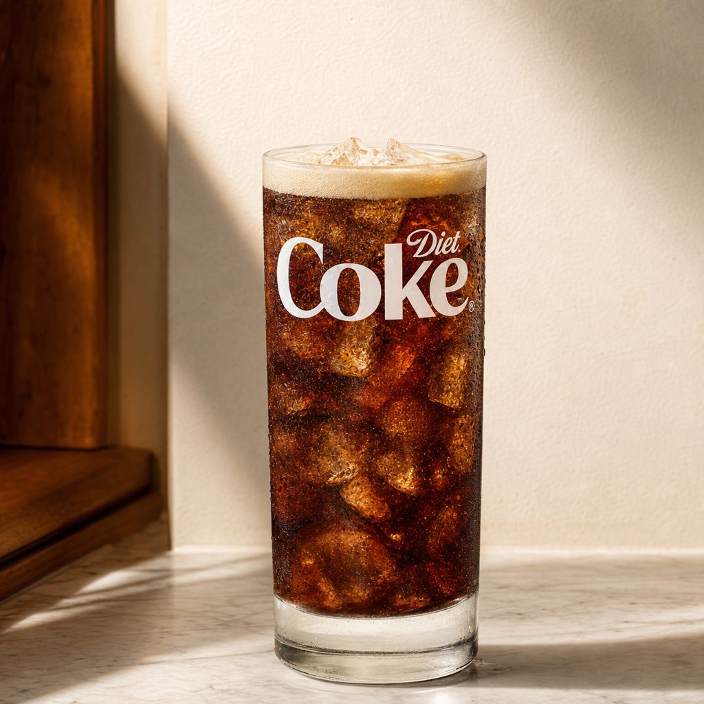 DIET COKE.